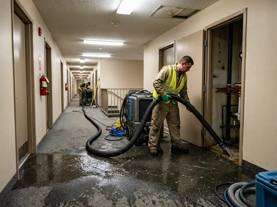 multi-unit-apartment-hallway-f-005 — frequently asked questions, Emergency Burst Pipe Water Extraction & Removal in Compton,…